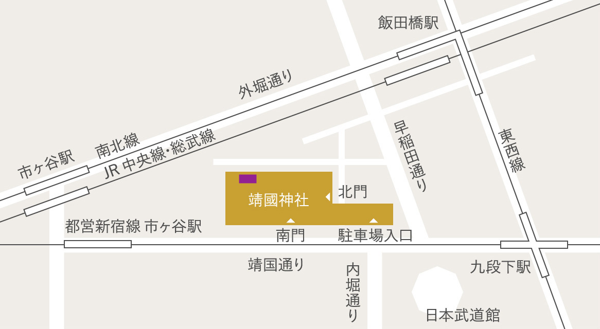 靖国神社地図